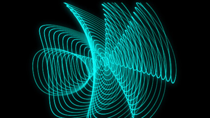 Wall Mural - .abstract background with animation of spinning abstract futuristic tunnel with light.3d illustratio