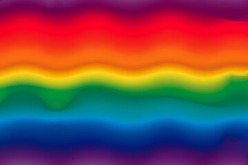 Sticker - Abstract beautiful colourful Rainbow pattern texture background