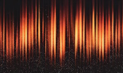 Wall Mural - Abstract background with vertical glowing lines and subtle sparks, evocative of a cosmic or fiery landscape.