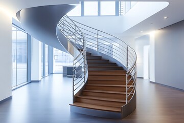 staircase in a modern building