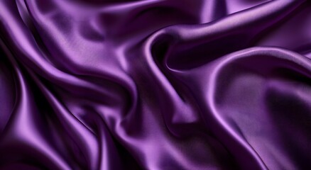 purple satin fabric, an elegant and luxurious background. purple silk texture. purple cloth backgrou