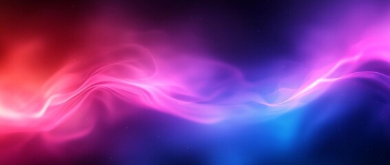 Wall Mural - hyber realistic photo of dark purple pink blue color gradient background blurred neon color flow, gr