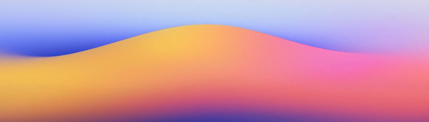 Wall Mural - vibrant abstract landscape featuring soft gradients of orange, pink, and blue. perfect for modern de