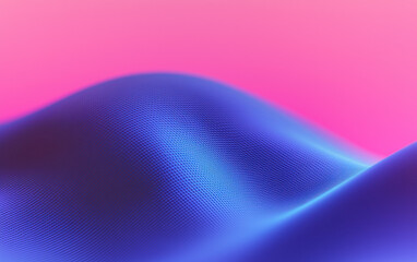 Wall Mural - vibrant abstract background featuring smooth, undulating shapes with a blend of blue and pink hues, 