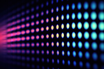 Wall Mural - Abstract vibrant background featuring illuminated dots in various colors, creating a dynamic and artistic visual effect for creative projects.