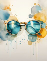 Watercolor Sunglasses