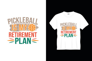 Pickleball tshirt design template Pickleball sports tshirt design