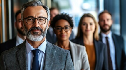 Canvas Print - Business people, team