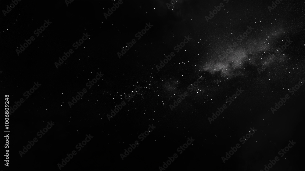 Stunning View Of The Milky Way Galaxy In The Night Sky Stock Photo ...