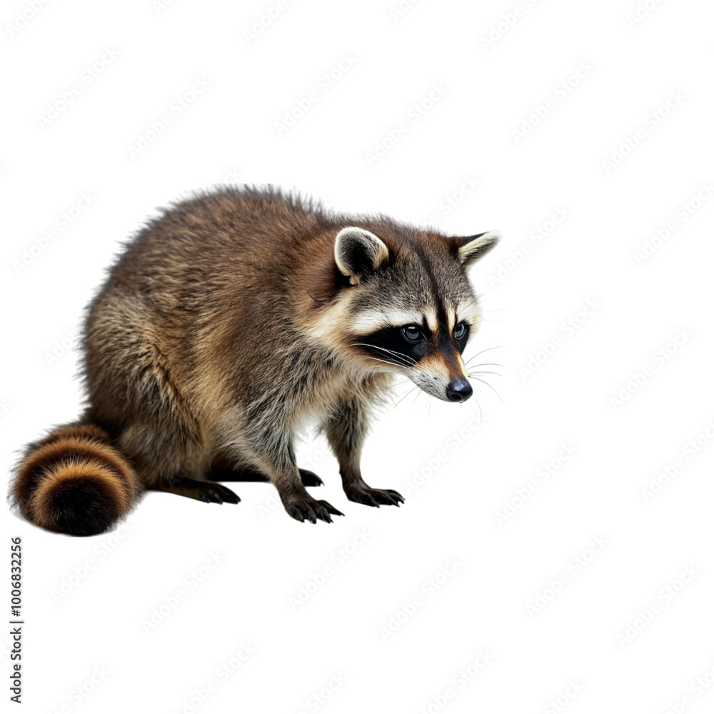 Fat Raccoon Invisible Background raccoon ,isolated on white background , transparent png image Stock ...