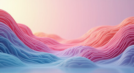 Wall Mural - abstract background with waves