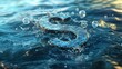 © soysuwan123 - A dollar sign is floating in the water