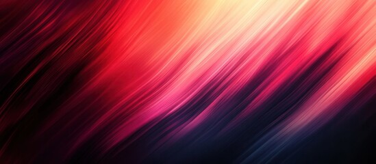 Sticker - Abstract background with diagonal red, pink, and yellow lines.