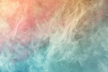 Sticker - A colorful smokey background with a blue and pink swirl