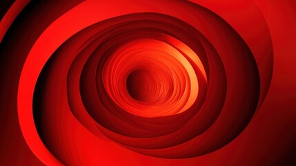 Canvas Print - red spiral abstract background.