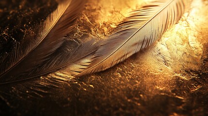 closeup of soft beige feathers	