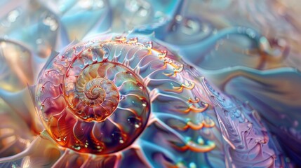 A close-up shot of a spiral shaped object, useful for highlighting details or adding texture to designs
