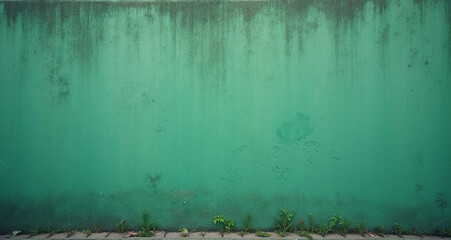 Canvas Print - green grunge background