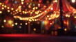 © Yin - blurred bokeh light interior of empty circus