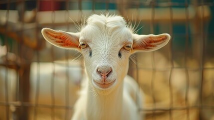 Poster - Curious Kid Goat