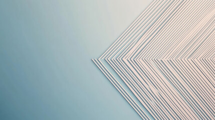 Poster - Abstract background of white lines on blue surface.