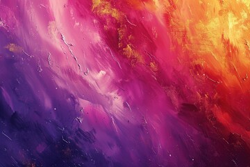 Wall Mural - Abstract Purple and Orange