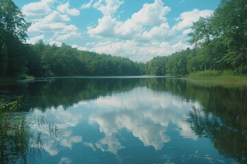 Poster - Serene Lake Reflection