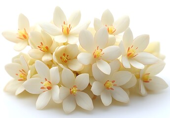 Sticker - a group of white flowers

