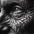 © customer solution - Close-up of old and weathered human face