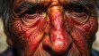 © customer solution - Close-up of old and weathered human face
