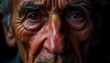 © customer solution - Close-up of old and weathered human face