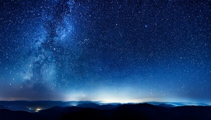Wall Mural - water in the night sky