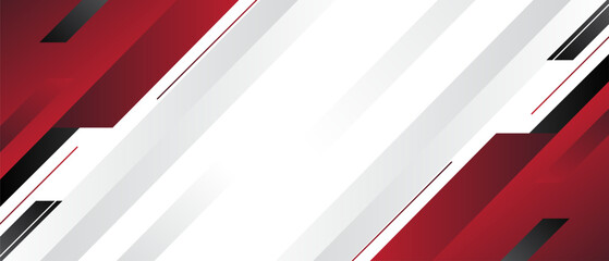 Wall Mural - dynamic abstract background featuring vivid red and black geometric lines. ideal for modern presenta