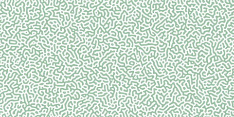 Abstract Reaction-diffusion Turing pattern natural texture green  gradient color scheme. Linear design with biological algorithm psychedelic background. Reaction-diffusion or truing patter