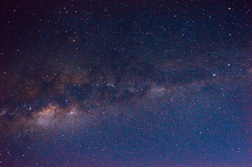 céu noturno via lactea