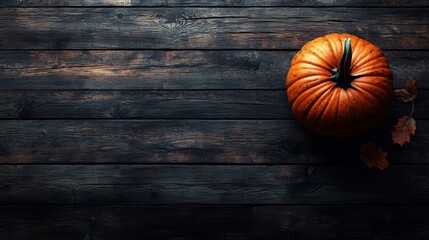 Wall Mural - thanksgiving pumpkin background