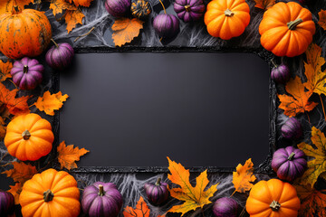 Wall Mural - thanksgiving pumpkin background
