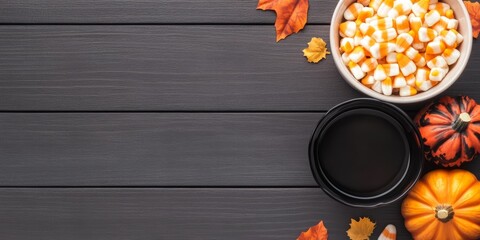 Wall Mural - thanksgiving pumpkin background
