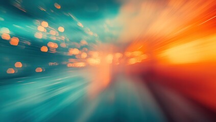 Wall Mural - abstract blurred background, motion blur, light rays