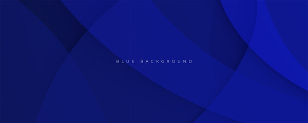 Abstract blue gradient background wavy shape design vector