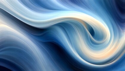 Wall Mural - Dynamic Waves of Color in Abstract Fluid Art