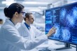 © Downloads - Diverse team of scientists collaborating in high tech lab showcasing research innovation and breakthrough discoveries