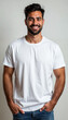 © suleymansonmez - White t-shirt front mockup