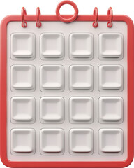 Poster - Blank calendar app icon