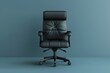 © Your Choice - A modern ergonomic office chair against a sleek blue backdrop for a stylish workspace