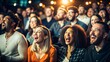 © N7 - Diverse Group of People Laughing at a Comedy Show