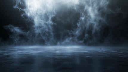 Wall Mural - mystical mist. swirling smoke in dark and light symphony. fluid fantasia. abstract dance of fog and 