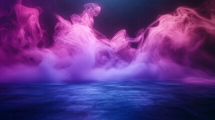 Wall Mural - mystical mist. swirling smoke in dark and light symphony. fluid fantasia. abstract dance of fog and 