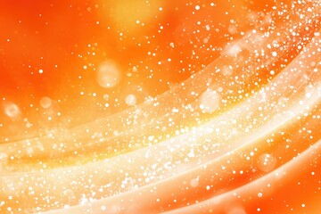 Wall Mural - Abstract orange sparkle swirls background design