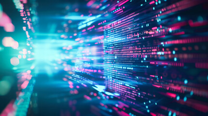 Abstract background of generic computer code. Data and technology concept.